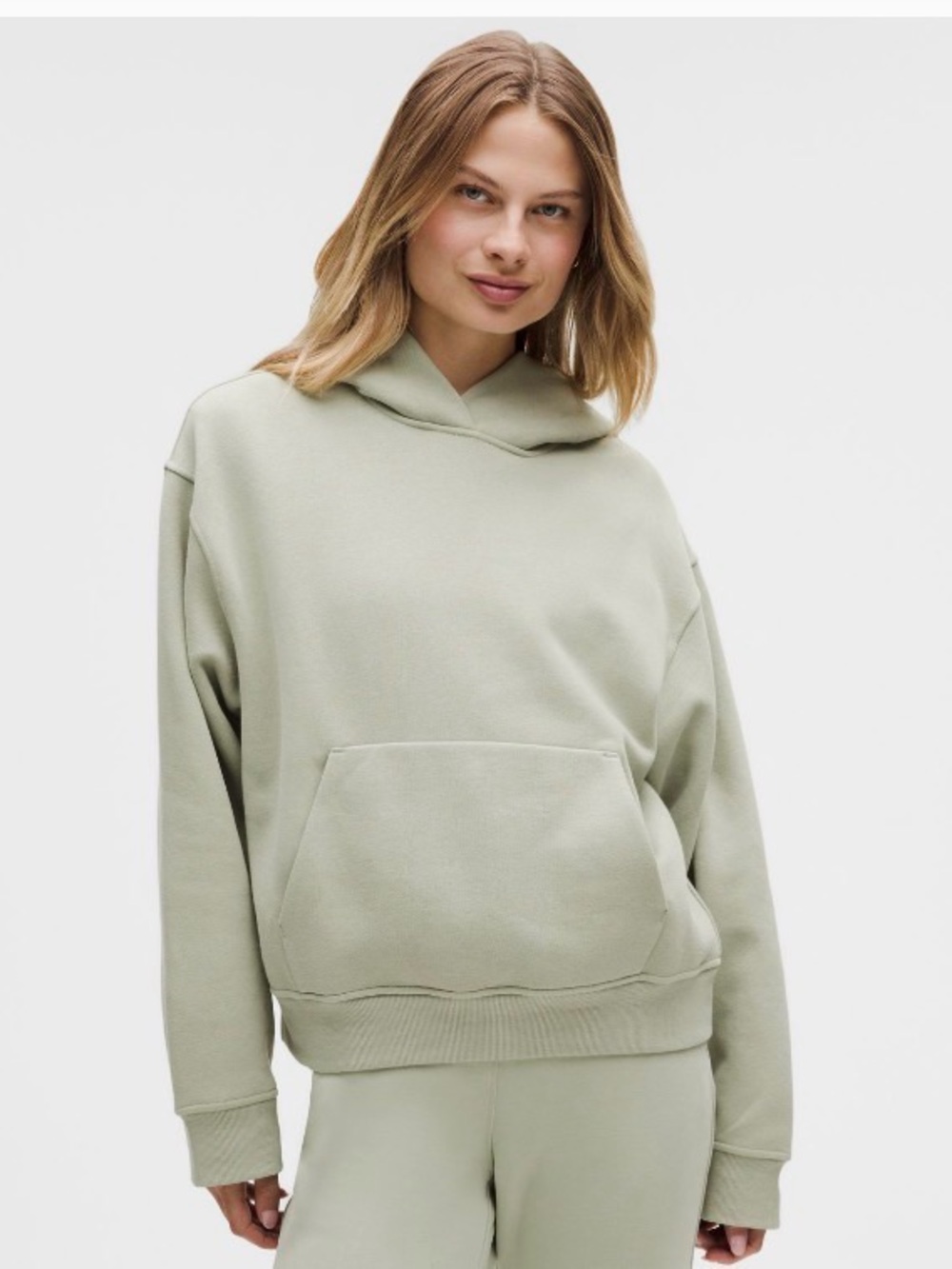 Lululemon Steady State Oversized Hoodie Size S color Fog Green - Picture 1 of 5